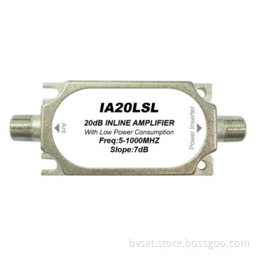 High Performance 5-1000 Mhz 20 Db Inline Amplifier 